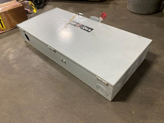 400 Amp. General Electric, TH3325R, Safety Disconnect Switch, 3 Pole, 240 V, 3 phase, 100 HP, 3R Enclosure - Image 6