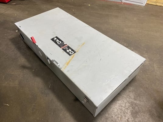 400 Amp. General Electric, TH3325R, Safety Disconnect Switch, 3 Pole, 240 V, 3 phase, 100 HP, 3R Enclosure - Image 7