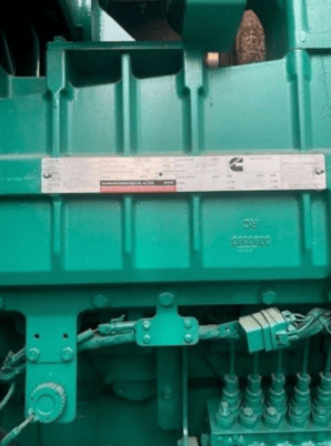 1000 KW Cummins #QST30, diesel generator set, weatherproof enclosure / sound attenuated enclosure, 480 Volts - Image 5