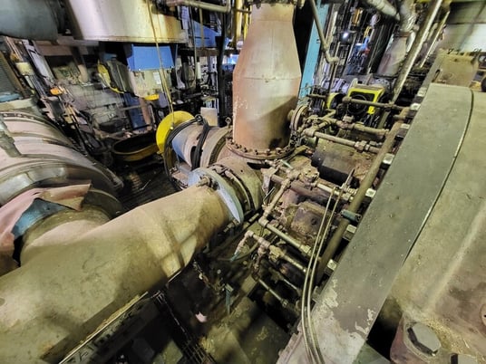70" Sundstrand Defibrator #RGP-70/76-CD, refiner, 750 HP TECO motor type AFHG-TK, 1789 RPM, 4000 V. - Image 8