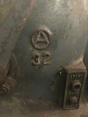 32" x 144" Axelson #A32, 38-1/2" max swing, 28" 4-jaw, taper, steady, 4WTP, 25 HP, coolant - Image 3