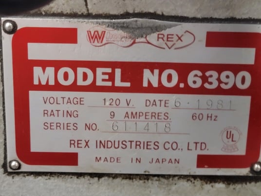 1/4&amp;quot; -2&amp;quot; Wheeler-Rex #6390, pipe threader machine, 120 V., 1-phase, 9 ...
