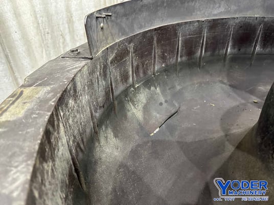 10 cu.ft. Gyromatic #G10-D, vibratory finisher, 48" dia. x 14" deep bowl, 13" chambers, 5 HP, 1983 - Image 5