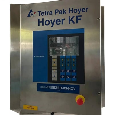 Tetra Pak Hoyer #KF-1000XC, continuous freezer, refrigeration load 9TR, (3) motors, Control panel - Image 2