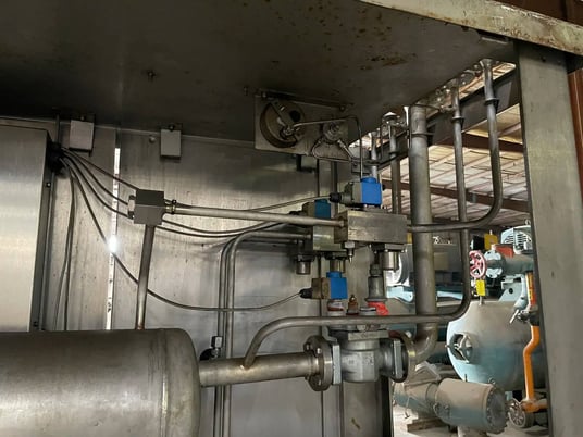 Tetra Pak Hoyer #KF-1000XC, continuous freezer, refrigeration load 9TR, (3) motors, Control panel - Image 8