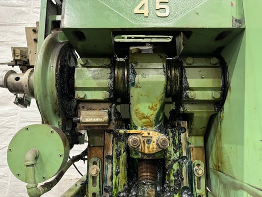 45 Ton, Federal #45, OBI press, 3" stroke, 11" Shut Height, air clutch & brake, 5 HP, 120 SPM, 1975 - Image 7