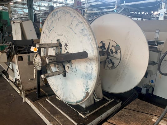 4000 lb. Littell #40-12, pull-off double end coil reel uncoiler, 12" width, 60" outside dimensions, 16"-20" - Image 3