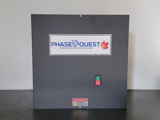75 HP Phase Quest #OMPQ-75, Induction Load Rotary Converter, 208-250 V, General Purpose - Image 3