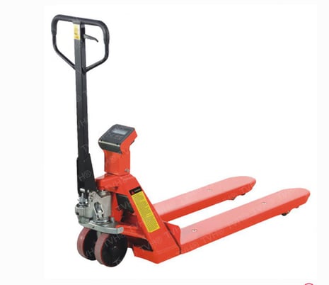 4400 lb. TVH #SYHPT-2010, Truck with Scale Pallet TSA, 23" x 45" fork - Image 1