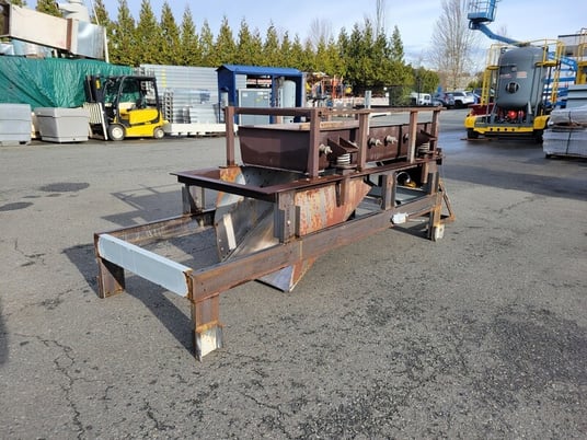 Vibration Screen Assembly, 158" x 46" x 56" screen deck part, 124" x 50" x 61" container - Image 3