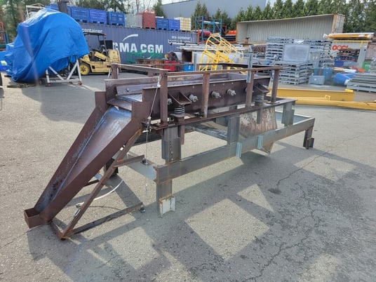 Vibration Screen Assembly, 158" x 46" x 56" screen deck part, 124" x 50" x 61" container - Image 7
