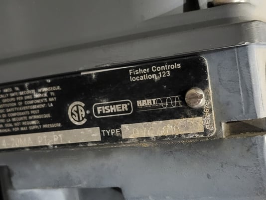 Dyna-FLO #DFC, Actuator w/Globe Valve & Valve Controller, 750 psi, 3/4" Travel, 3/8" Port, 1" Size, S/N - Image 3