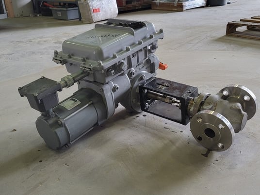Emerson #1CAA-B, Electric Actuator, w/1.5" Control Valve, 8 RPM, 1/4 HP, 90 VDC, S/N 141881A01, 2014 - Image 10