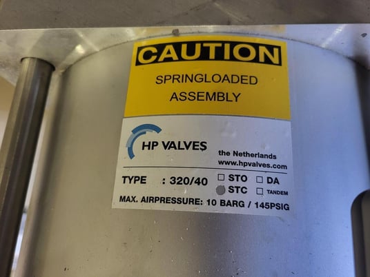 2" HP Valves/Key Valve Technologies, Gate Valve w/Actuator, Stainless Steel, 17.24 bar Pressure Regulator - Image 4