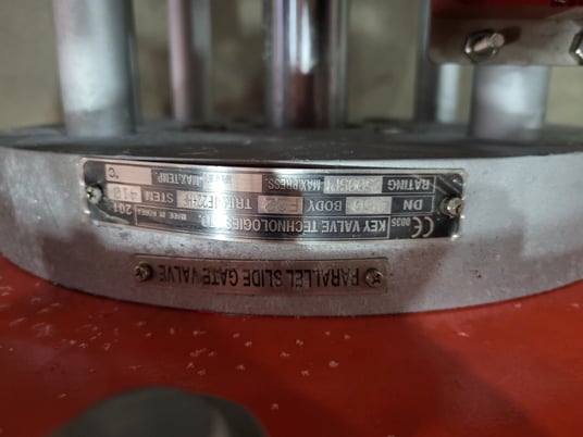6" HP Valves/Key Valve Technologies #SDV-24100C, Parallel Slide Gate Valve w/Actuator, 1/2" NPT, 2.3" H x - Image 4