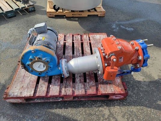 Pump Assembly w/ 6" Swing Check & Butterfly Valve, 10 HP - Image 1