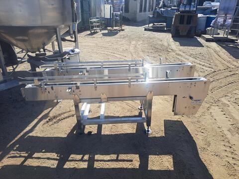 3.5" wide x 7' long, Trans Automatic Technologies conveyor, Stainless Steel frame, 2021 - Image 3