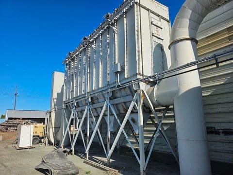 20000 cfm Mikro Pulseaire #BL-50-18-326-1, dust collector, baghouse, 100 HP blower, 2800 sq.ft. media - Image 2