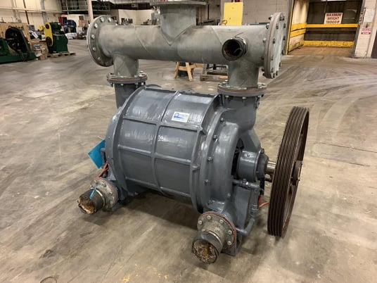 Nash (Hisco) #CL-3002, vacuum pump, water cooled, no motor - Image 5