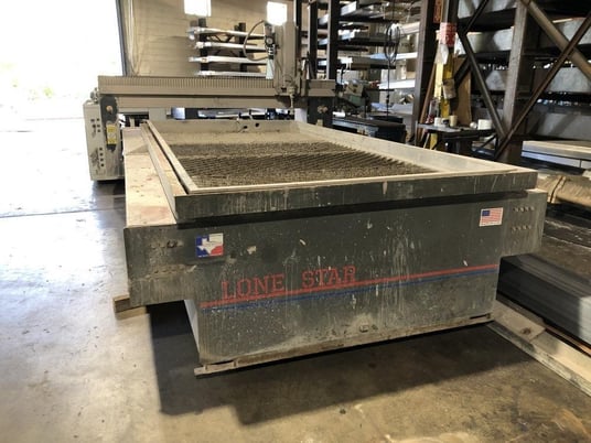 Lonestar #Lariat, 4' 4" X, 8' 4" Y, 50 HP, 60000 psi, Siemens Simatic HMI Control, KMT SL-IV Streamline - Image 6