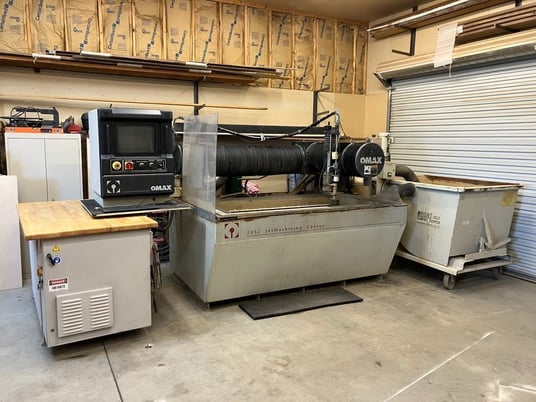 Omax #2652, CNC waterjet cutter, 2.2'x4.3'tbl., 30 HP, 50000 psi, Omax Control, 2008 - Image 5