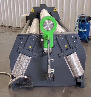 6' x 1/4" ECCO #4RDP-180/6 plate bending roll. 4-roll double pinch type, 2-speed hydraulic drive, new - Image 2