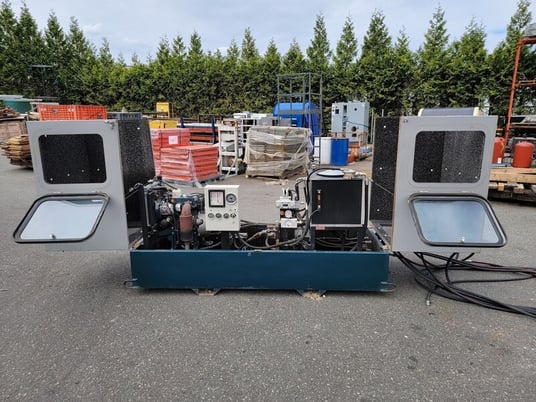 WPS #7005175S, Skid Mounted Pump Power Unit, vertical & watercooled Engine, 3500 psi, 25 HP, 3950 RPM, 2009 - Image 10