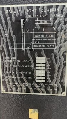 220 Ton, Amada #SDE-2025, Servo Electric Press, 9.8" stroke, 25" daylight, 2008 - Image 3