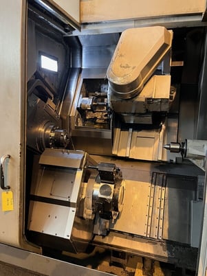 Okuma #MacTurn-250-2S/1000 Big Bore 5" Axis CNC turning center w/live milling, OSP-P100L Control, 2005 - Image 4