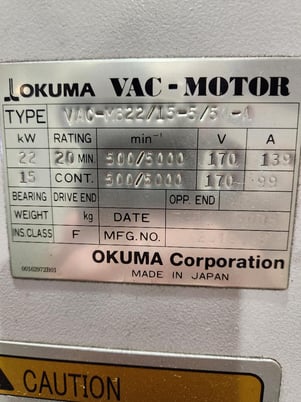 Okuma #MacTurn-250-2S/1000 Big Bore 5" Axis CNC turning center w/live milling, OSP-P100L Control, 2005 - Image 10