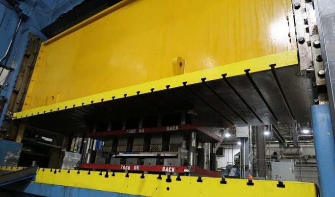 300 Ton, Blow #SC2-300-144-48, heavy duty straight side 2-point vari-speed press, 6" stroke - Image 10
