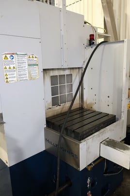 Milltronics #TT24, CNC twin-table bridge type VMC, Milltronics 8200 Control, 23" X, 25" Y, 20" Z, 10000 RPM - Image 5