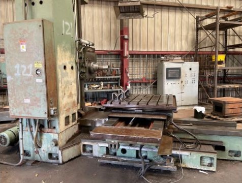 4" Shibaura #BT-10BR1, table type horizontal boring mill, 44" x 49" built-in rotary table, 1981 - Image 2