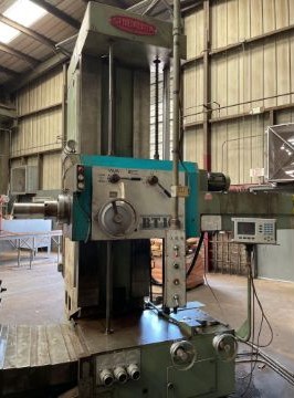 4" Shibaura #BT-10BR1, table type horizontal boring mill, 44" x 49" built-in rotary table, 1981 - Image 5