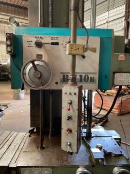 4" Shibaura #BT-10BR1, table type horizontal boring mill, 44" x 49" built-in rotary table, 1981 - Image 6