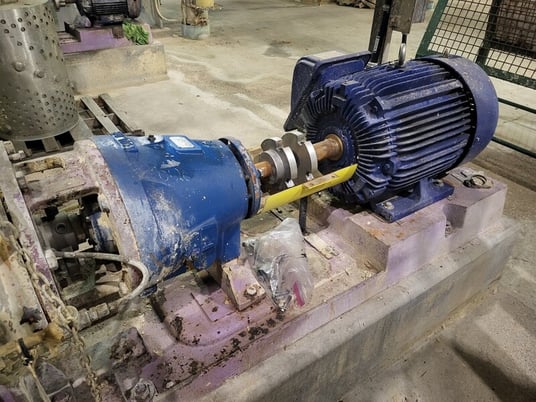 660 GPM @ 147' TDH, Goulds #3175S, Paper Stock/ Process Pump, 40 HP, 1180 RPM, 575 V, 3x6-14 size - Image 4