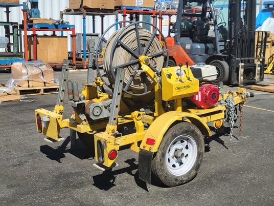 GMP #Cable Pony, Hydraulic Winch, 1000 kg Pulling capacity, 0-250 bar Tension Indicator, 88 mm Bore & 64 mm - Image 9