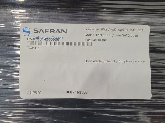 Safran #8814280000, Movable Table - Image 5