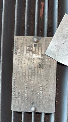 75 HP 1775 RPM General Electric, Frame 365T, DP, 460 Volts - Image 2