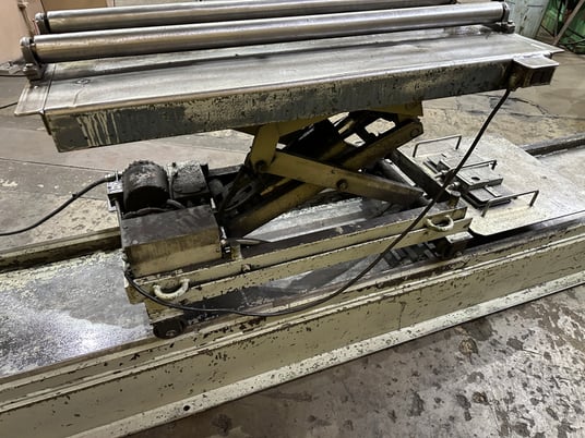 Pandjiris #25TX7-1-2X60, planisher, 64" arm length, 41" pipe diameter, hydraulic car lift, 10 HP - Image 4