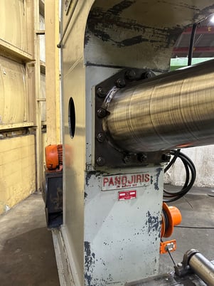 Pandjiris #25TX7-1-2X60, planisher, 64" arm length, 41" pipe diameter, hydraulic car lift, 10 HP - Image 5