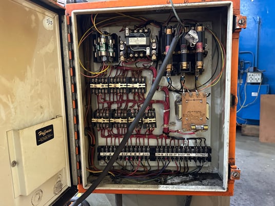 Pandjiris #25TX7-1-2X60, planisher, 64" arm length, 41" pipe diameter, hydraulic car lift, 10 HP - Image 8