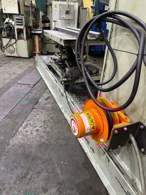 Pandjiris #25TX7-1-2X60, planisher, 64" arm length, 41" pipe diameter, hydraulic car lift, 10 HP - Image 10