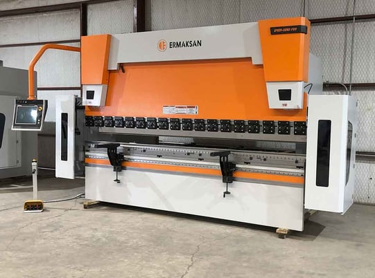192 Ton, Ermaksan #Power-Bend-Falcon, CNC press brake, 12' overall, 127" between housing, 16" throat - Image 2