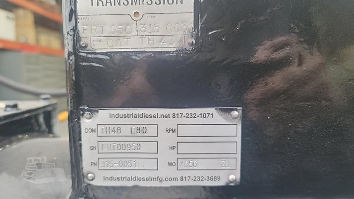 Caterpillar #TH48, transmission, rblt. - Image 4