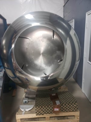 CapsulCN #BYC-1500, Commercial Color Coating Tablet Machine, 150-250 kg/load, 20 - 50 deg C coating, 1500mm - Image 8