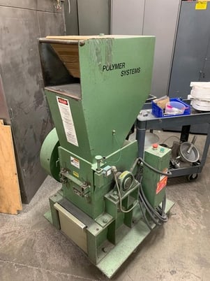 9" x 12" Polymer Systems #912-ESRL, Press Side Granulator, 190 sq.in. Screen Area, 3.6 sq.ft. Bin capacity - Image 4