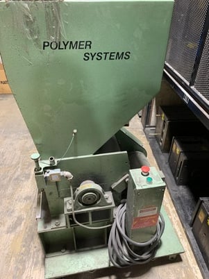 9" x 12" Polymer Systems #912-ESRL, Press Side Granulator, 190 sq.in. Screen Area, 3.6 sq.ft. Bin capacity - Image 5