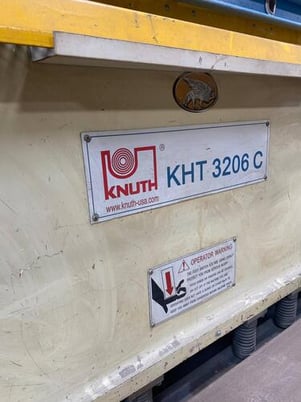 1/4" x 10' Knuth #3206C, Shear, Front Squaring Arms, Power Back Gauge, 2008 - Image 2