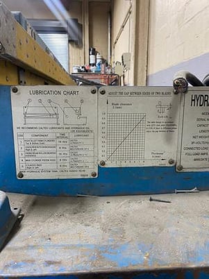 1/4" x 10' Knuth #3206C, Shear, Front Squaring Arms, Power Back Gauge, 2008 - Image 4